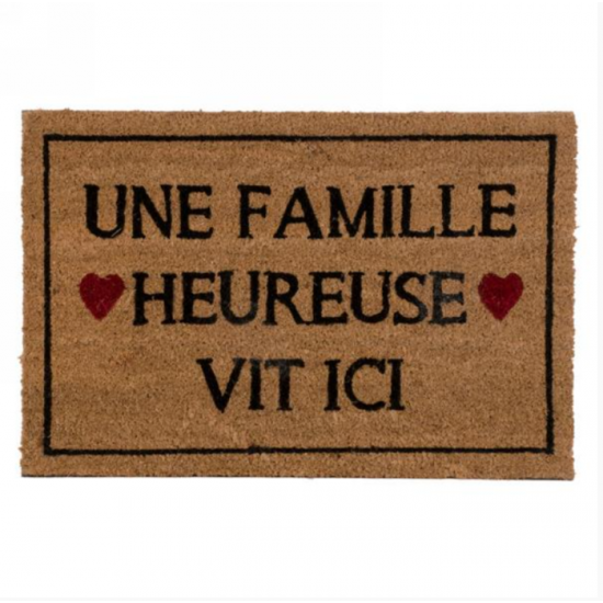 Tapis D'entrée Une Famille Heureuse