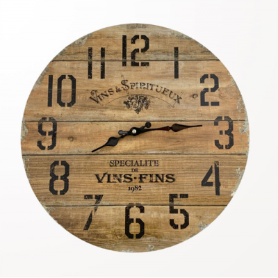 Horloge Effet Bois 