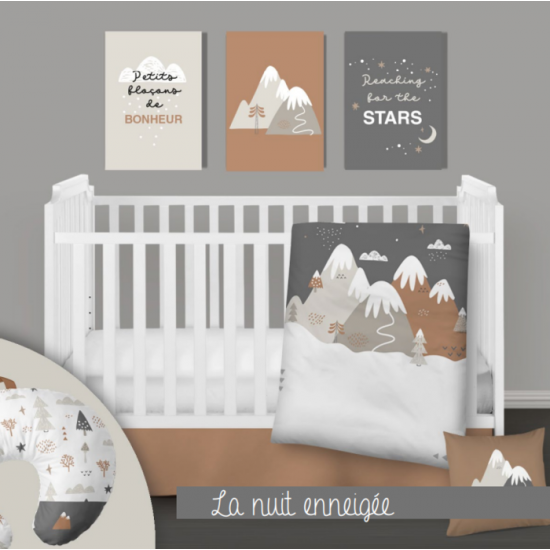 Literie Bébé La Nuit Enneigée