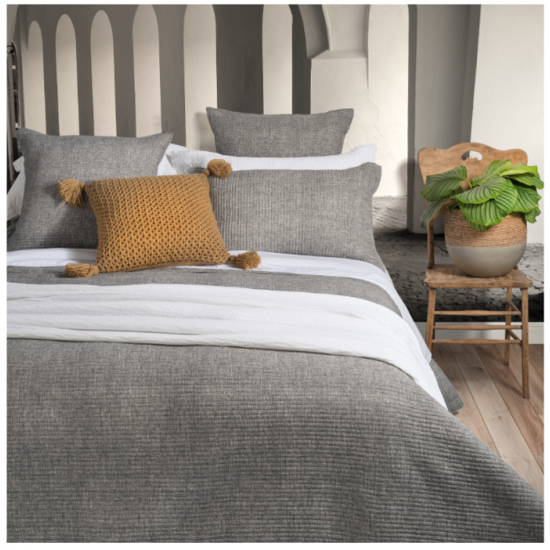 Matelassé Moderne Gris Chambray Home