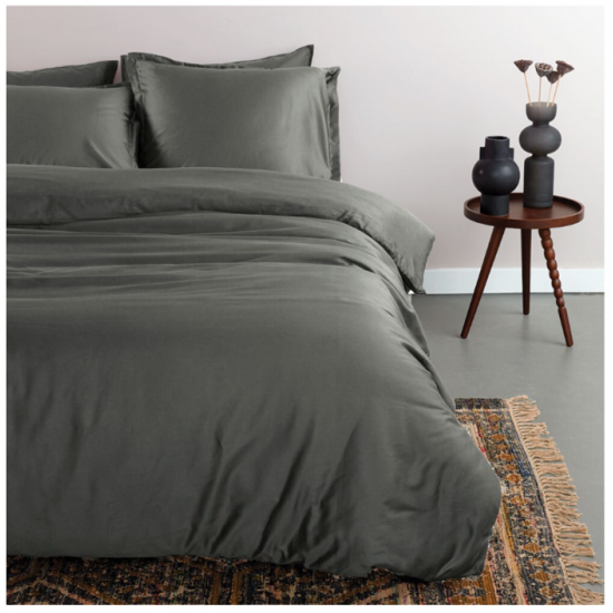 Housse de Couette Smoothies Gris Charcoal Brunelli