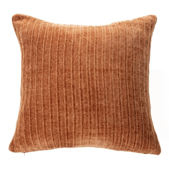 Oreiller Européen Hippy En Chenille Terracotta