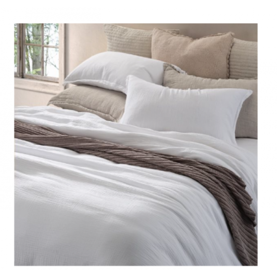 Housse De Couette Blanche Muslin