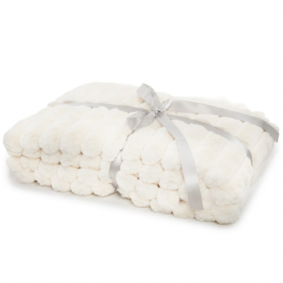 Jeté Fausse Fourrure Raya Naturel