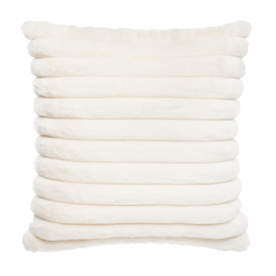 Coussin Fausse Fourrure Raya Naturel