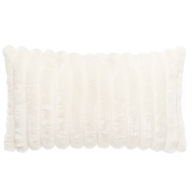 Coussin Fausse Fourrure Raya Naturel