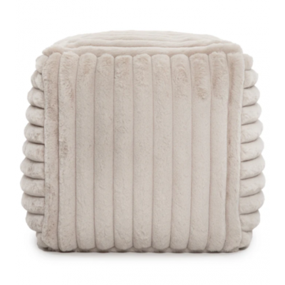 Pouf Cube Raya Beige