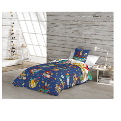 Housse de Couette Moon Space Enfant Réversible