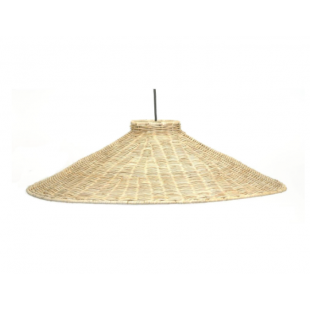 Luminaire Évasée en Rotin Naturel