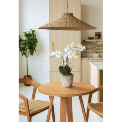 Luminaire Évasée en Rotin Naturel