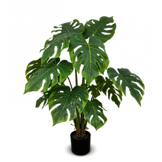 Philodendron Monstera Artificiel en Pot