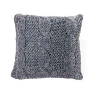 Coussin Euro Tricot Marine – Style Scandinave et...