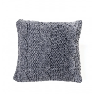 Coussin Tricot Marine – Chic Texturé et...