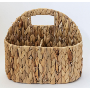 Panier Tressé 4 Compartiments – Jacinthe...