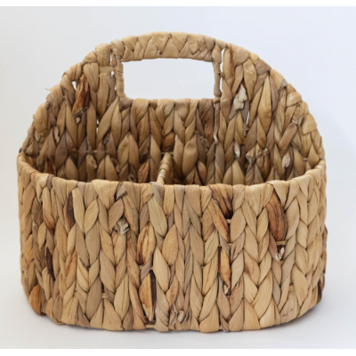 Panier Tressé 4 Compartiments – Jacinthe...