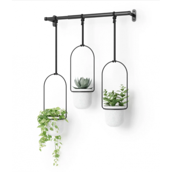 Jardinière suspendue murale lot de 3 