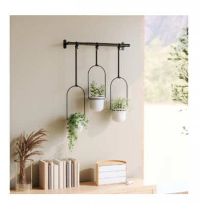Jardinière suspendue murale lot de 3 