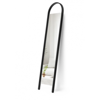 Miroir Incliné Noir Arqué 