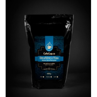 Décaféiné à l'eau, café en vrac, format  800g