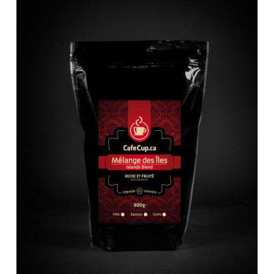 Mélange des Iles, café vrac, format  800g -...