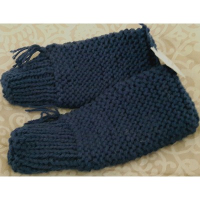Pantouffles bleu marin