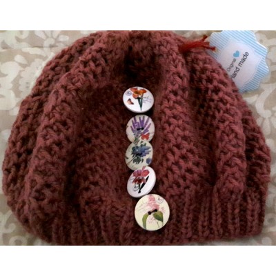 Laine et boutons fleurs 