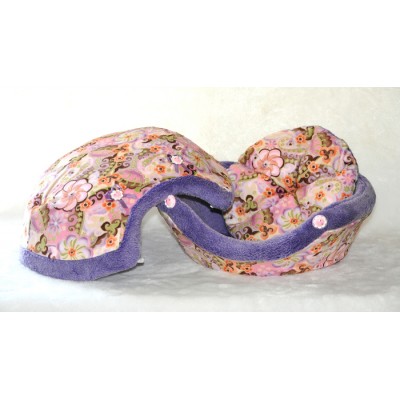 Coussin Coquille , fleuri multicolore (petit)