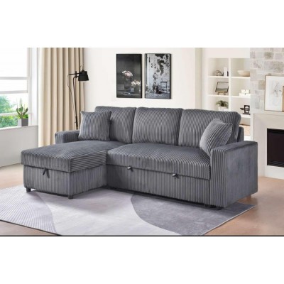 Sofa Chaise Longue avec divan-lit Brecker...