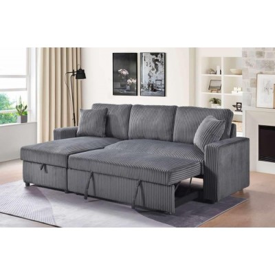 Sofa Chaise Longue avec divan-lit Brecker 99080DGSS