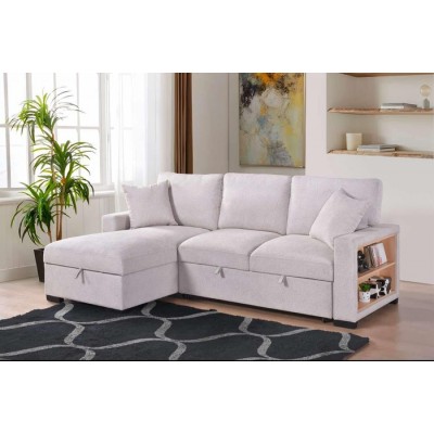 Sofa Chaise Longue gauche avec divan-lit Pallas...