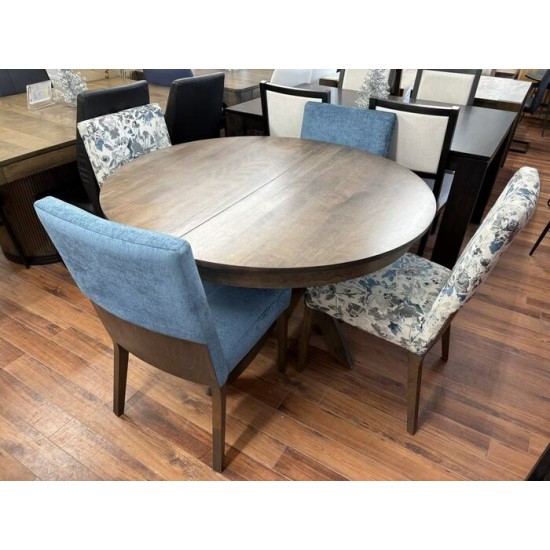 Ensemble table ronde extensible et 4 chaises T-48-RO-B2