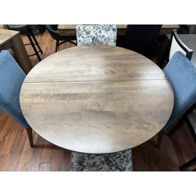 Ensemble table ronde extensible et 4 chaises T-48-RO-B2