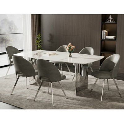 Ensemble table et 6 chaises T-1540+C-1541