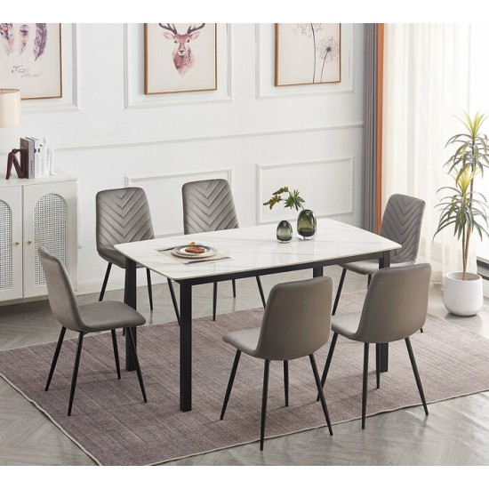 Ensemble table et 6 chaises T-1815+C-1817