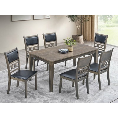 Ensemble table et 6 chaises T-1080+C-1083