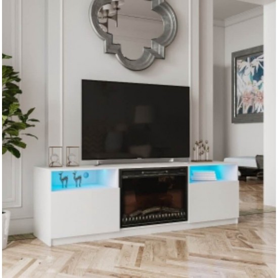 Meuble télé avec foyer 45600WT-70T