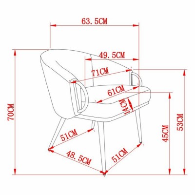 Fauteuil Zita 403-668CH