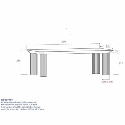 Table a café Sangra 301-751BLK