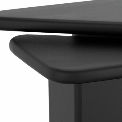 Table a café Draco 303-155BLK