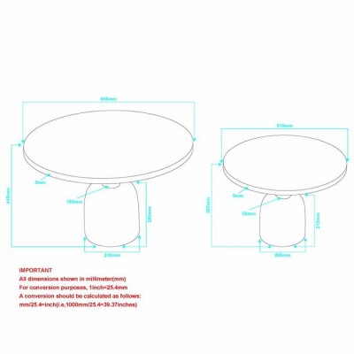 Table a café Adira 303-102GL_BK