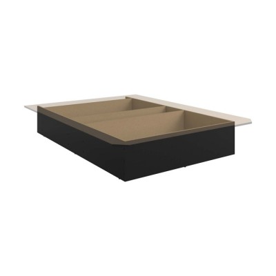 Plateforme queen 60"-12"H (Noir)