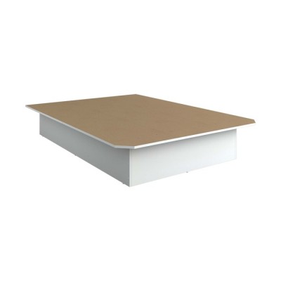 Plateforme double 54"-12"H (Blanc)