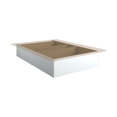 Plateforme double 54"-12"H (Blanc)