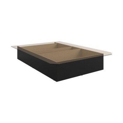 Plateforme double 54"-12"H (Noir)