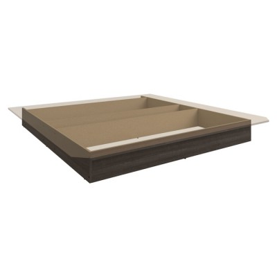 Plateforme king 80"-8"H (Gris Tuxedo)