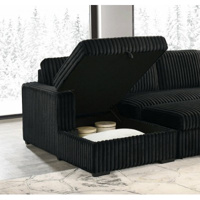 Sofa avec chaise longue gauche IF-9095 avec divan-lit