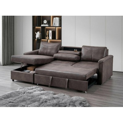 Sofa-lit avec chaise longue gauche IF-9075