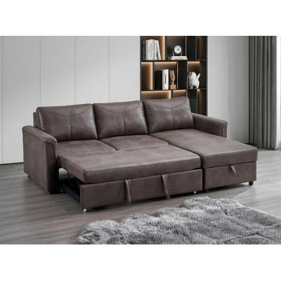 Sofa-lit avec chaise longue droite IF-9076