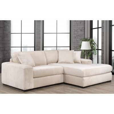Sofa avec chaise longue droite 7735 (Hudson 206)