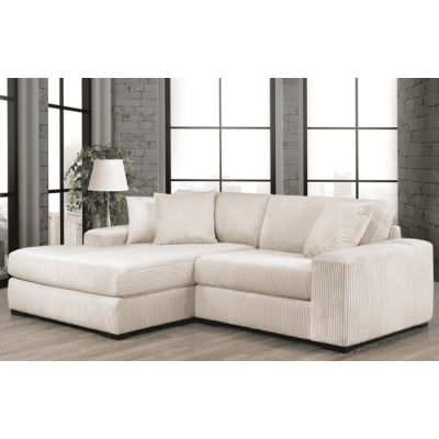 Sofa avec chaise longue gauche 7735 (Hudson 206)